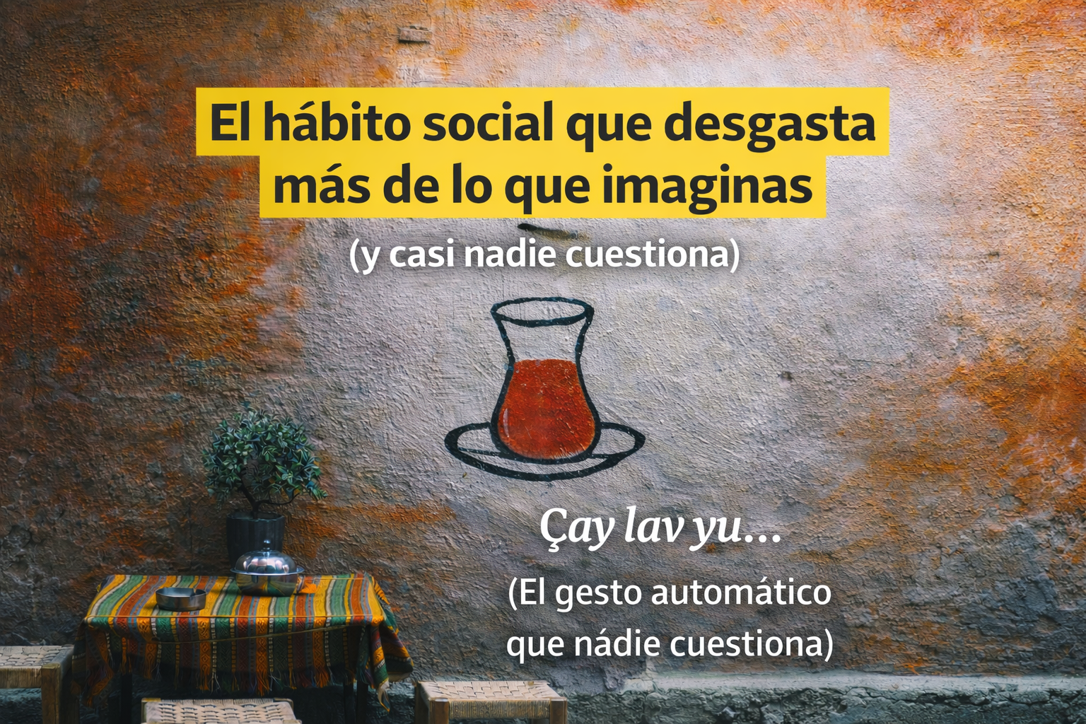 El hábito social que desgasta más de lo que imaginas (y casi nadie cuestiona)