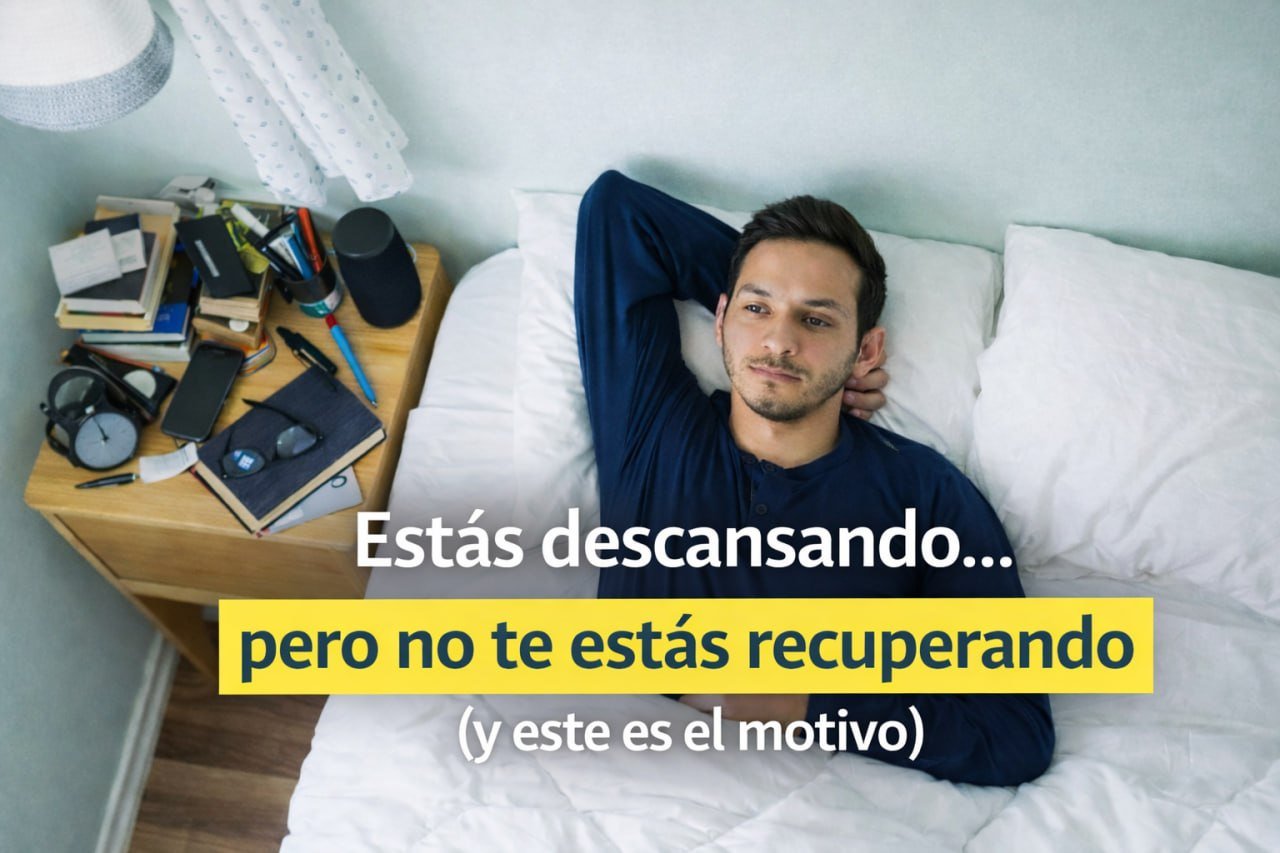 Persona acostada en la cama sin sensación de descanso